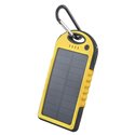 Solar power bank 5000 mAh PB-016 yellow